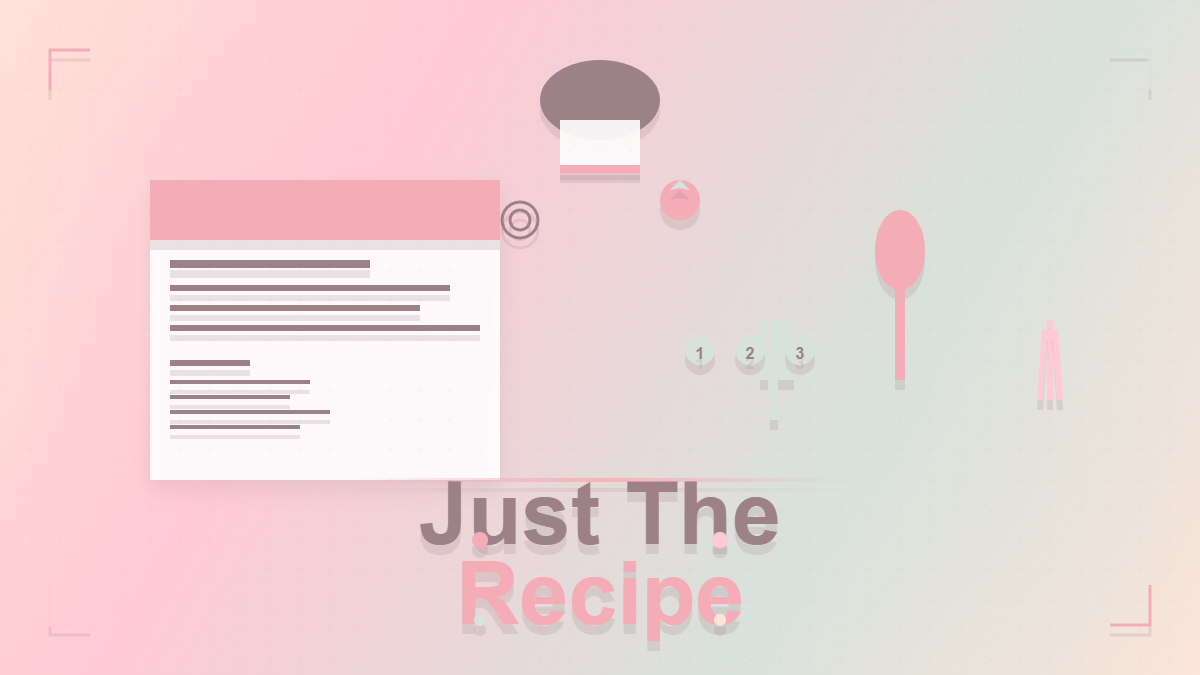 Recipe Only Website