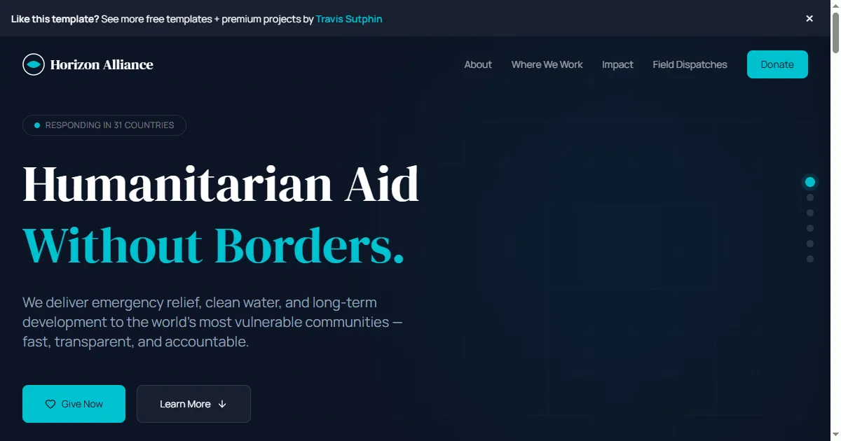 Horizon Alliance - Humanitarian Aid Without Borders Preview