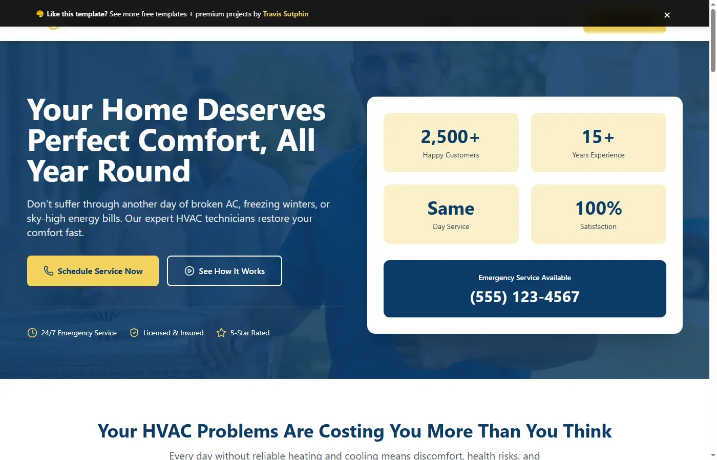 ComfortPro - HVAC Services Preview
