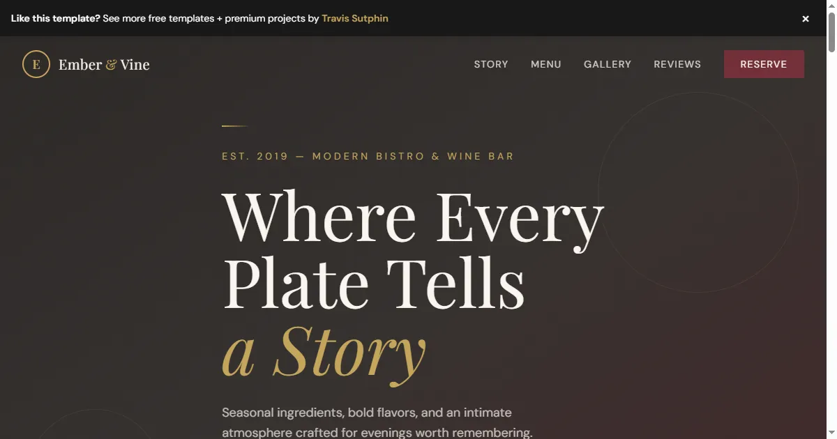 Ember & Vine - Modern Bistro & Wine Bar Preview